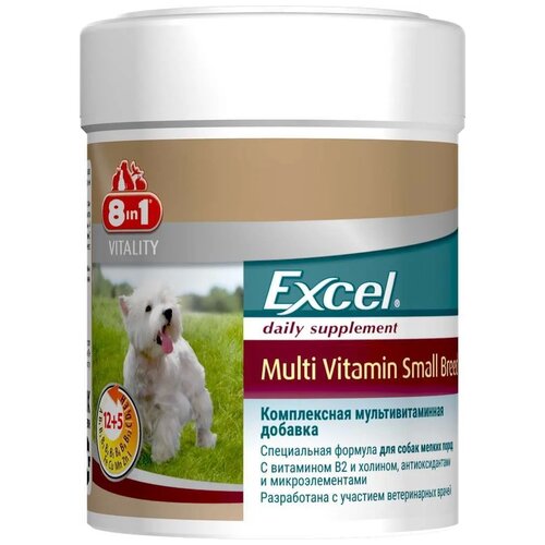   8 In 1 Excel Multi Vitamin Small Breed     , 70 .   -     , -  