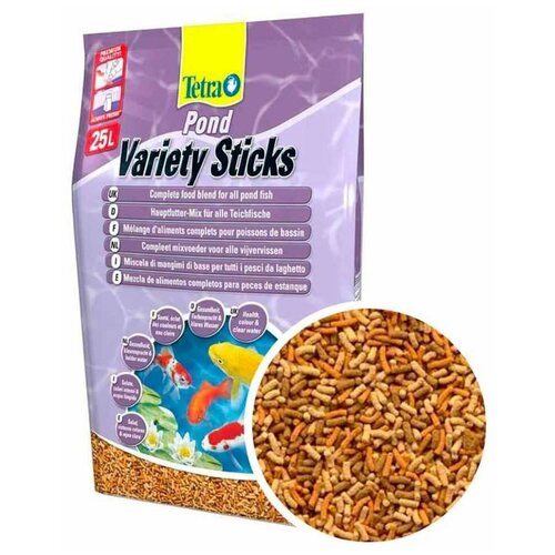      Tetra Pond Variety Sticks 25   -     , -  