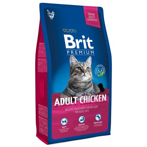  Brit Premium Cat Adult Chicken       8   -     , -,   