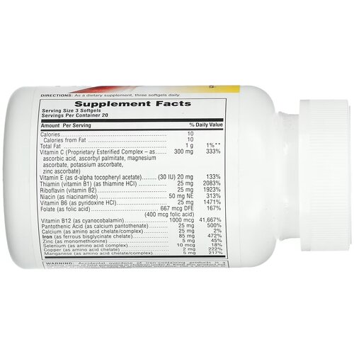 ���� Nature's Plus Hema-Plex vcaps, 60 ����., ������ ������