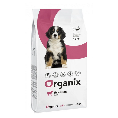  Organix       (Puppies Large Breeds Lamb), 12   -     , -,   