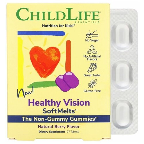 ���� ChildLife, Healthy Vision SoftMelts, ����������� ������� ����, 27 ��������, ������ ������