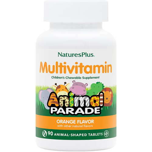  NaturesPlus Source of Life Animal Parade Children's Chewable Multi-Vitamin & Mineral Supplement  90    ,  