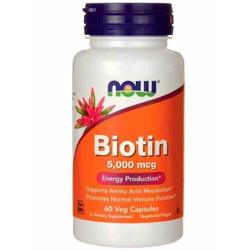  NOW   B NOW Biotin 5000  60 .   -     , -  