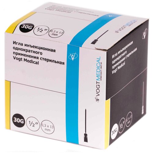       Vogt Medical 30 G 1/2 (0/3*13 ) (100 )   -     , -  