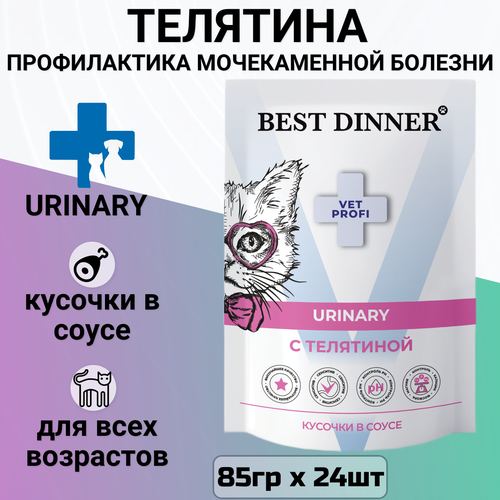   Best Dinner Exclusive Vet Profi Urinary       , 24  85    -     , -  