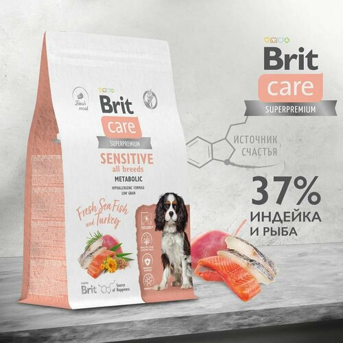  4  3. Brit Care Dog Adult Sensitive Metabolic 3      ,        -     , -  