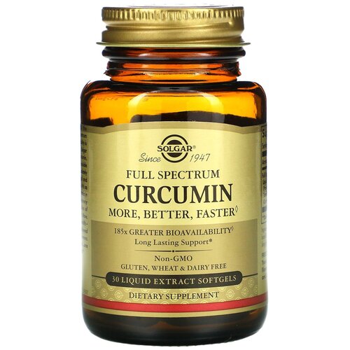 ���� Solgar Full Spectrum Curcumin ����., 190 �, 30 ��., ������ ������