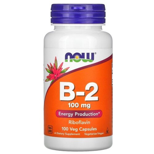���� ������� NOW Vitamin B-2, 70 �, 100 ��, 100 ��., ������ ������