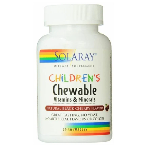 ���� �������� Solaray Children's Vitamin & Minerals, 150 �, 250 ��, 60 ��., ������ ������