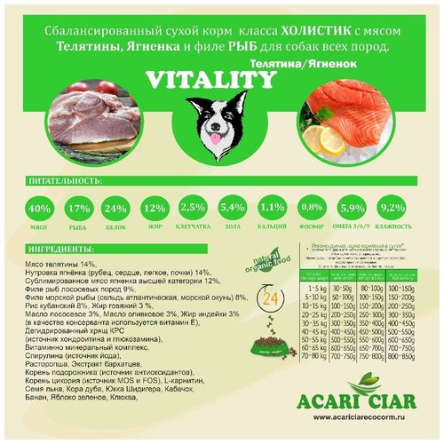      Acari Ciar Vitality Holistic Beef/Lamb 0,5  (   )    -     , -,   