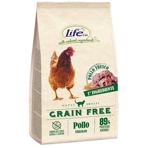   Lifecat Adult Grain Free chicken 1,5         -     , -,   