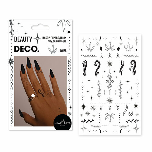    - `DECO.` by Miami tattoos ( Swirl)   -     , -  