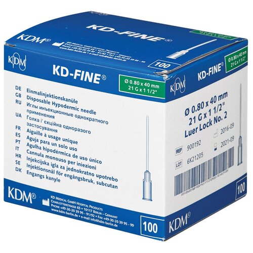    21G (0,840 ) KD-Fine 100./.   -     , -  