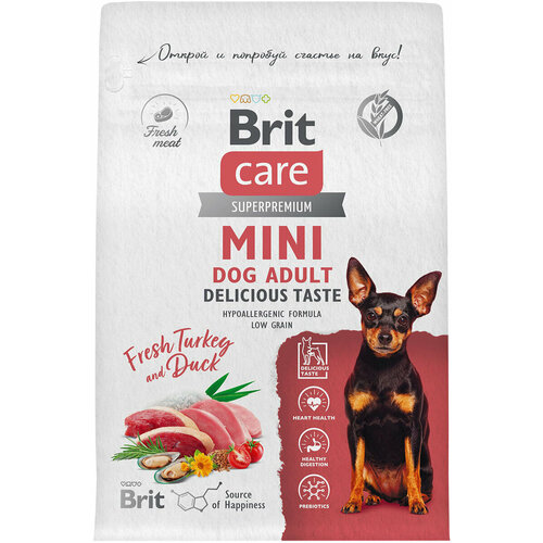  BRIT CARE MINI DOG ADULT DELICIOUS TASTE         0,4    -     , -  