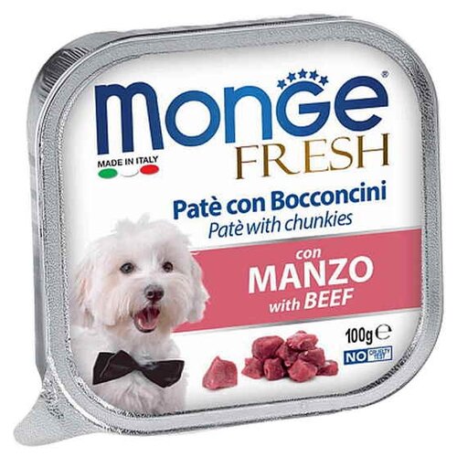      Monge Fresh PATE e BOCCONCINI con MANZO, , 100    -     , -,   