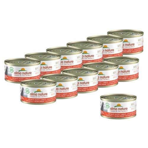  Almo Nature        75%  (HFC Adult Cat Salmon&Carrot) 0,07   24 .   -     , -,   