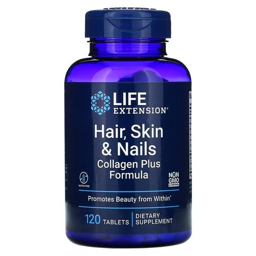   Life Extension Hair Skin & Nails Collagen Plus Formula, 120 .   -     , -  