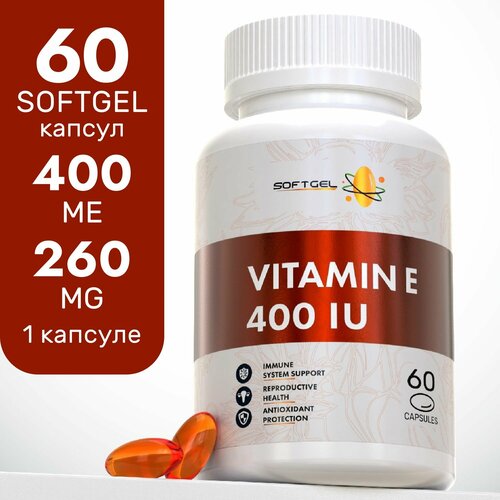   E 400 ME, 60 .  ,   ,   . Vitamin E    -     , -  