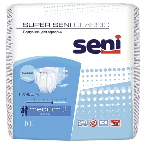     SUPER SENI CLASSIC MEDIUM ( 75-110 ), 10 .   -     , -  