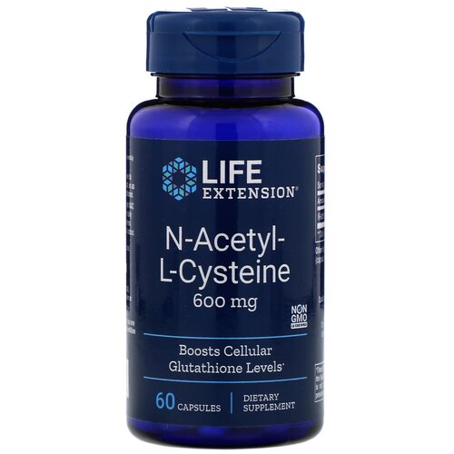 ���� ������� Life Extension N-Acetyl-L-Cysteine, 80 �, 600 ��, 60 ��., ������ ������