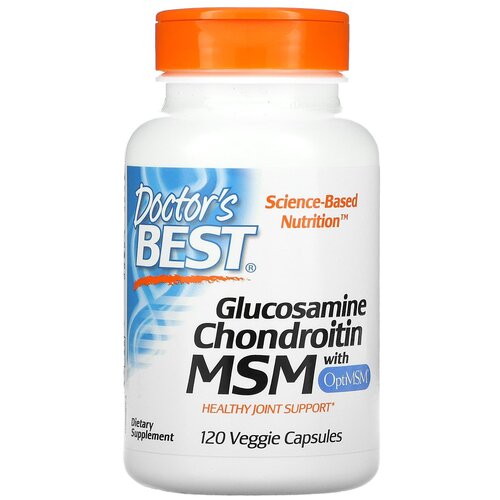 ���� ������� Doctor's Best Glucosamine, Chondroitin with MSM OptiMSM, 170 �, 120 ��., ������ ������