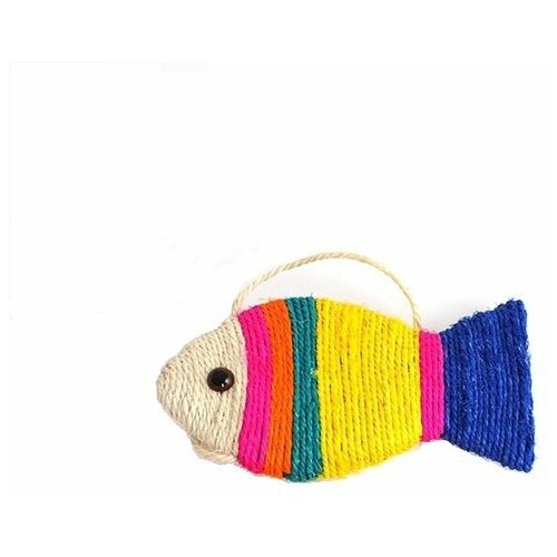   Lilli Pet Sisal fish small  , 25x13x2