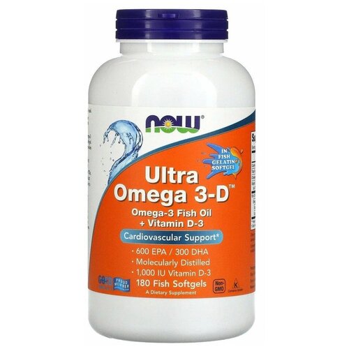   NOW Ultra Omega 3-D, 250 , 180 .   -     , -  