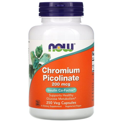   NOW Chromium Picolinate, 190 , 100 , 200 , 250 .   -     , -  