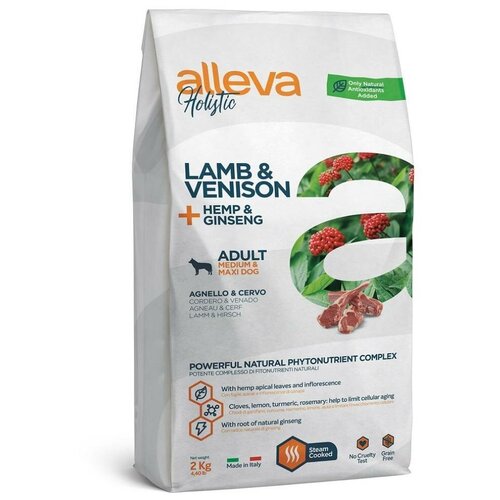    Alleva Holistic Adult Lamb & Venison Medium/Maxi       ,  , ,   , 2    -     , -  