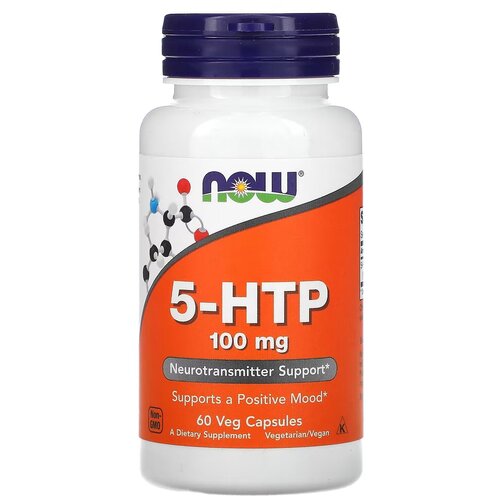 ���� ������� NOW 5-HTP, 100 �, 100 ��, 100 ��, 60 ��., ������ ������
