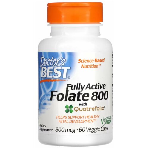  Doctor's Best Fully Active Folate 800 60  ,  