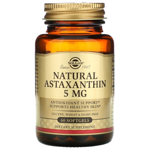   SOLGAR Natural Astaxanthin 5 , 190 , 60 .   -     , -  