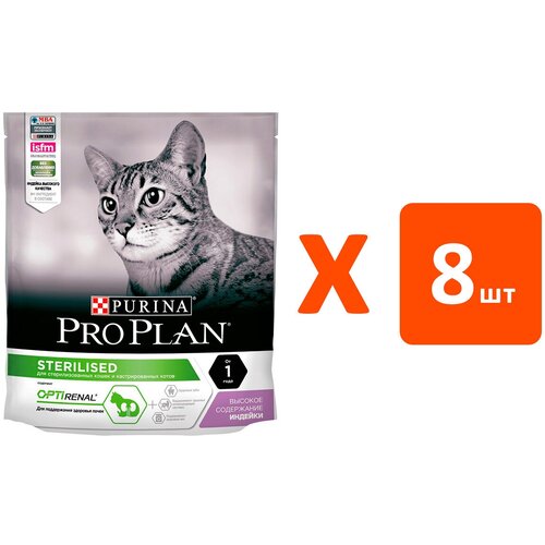  PRO PLAN CAT OPTIRENAL STERILISED TURKEY          (0,4   8 )   -     , -,   