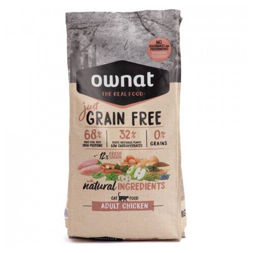  Ownat GRAIN FREE JUST    ,  , 1    -     , -  