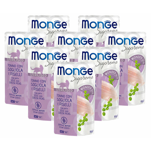  MONGE SUPREME CAT STERILISED         ,       80NEW 80   8    -     , -  