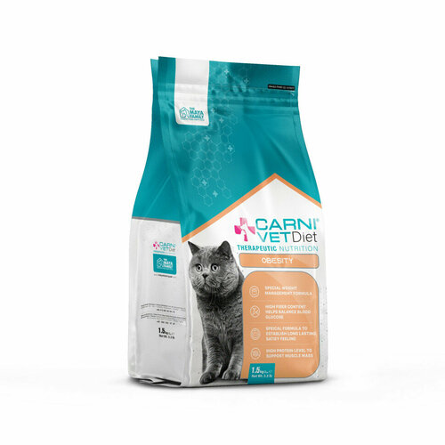  CARNI Vet Diet Cat Obesity            - 1,5    -     , -  