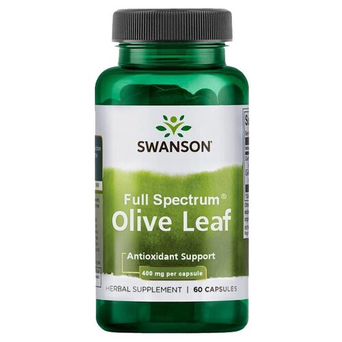  Swanson Olive Leaf 400 mg Full Spectrum (  400 ) 60  (Swanson)   -     , -  