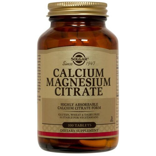 ���� Solgar Calcium Magnesium Citrate ���., 100 ��., ������ ������