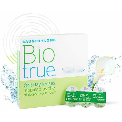    Bausch & Lomb Biotrue ONEday, 90 ., R 8,6, D -5,75, 1 .   -     , -  