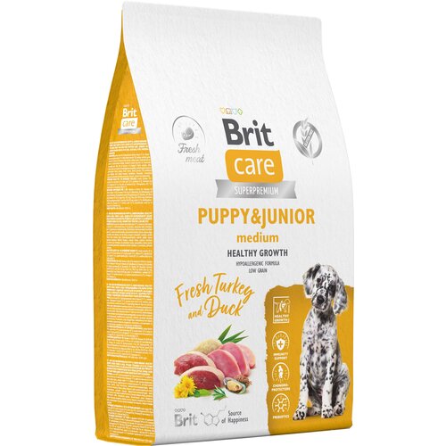        Brit Care Dog Puppy&Junior M Healthy Growth,     12    -     , -  