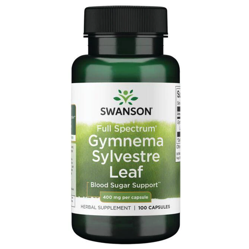 ���� Swanson Gymnema Sylvestre Leaf 400 mg Full Spectrum (���� ������� ������������ 400 ��) 100 ������ (Swanson), ������ ������