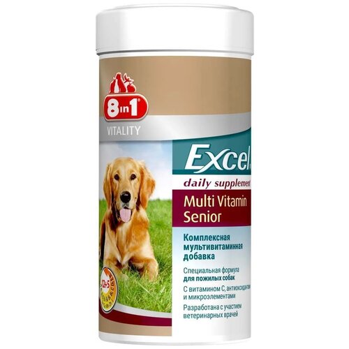   8 In 1 Excel Multi Vitamin Senior    , 70 .   -     , -  