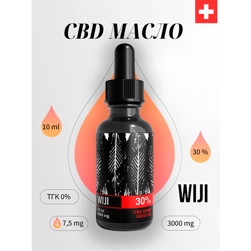  WIJI CBD  Hemp Seed Oil 30% 10 ml,    -     , -  