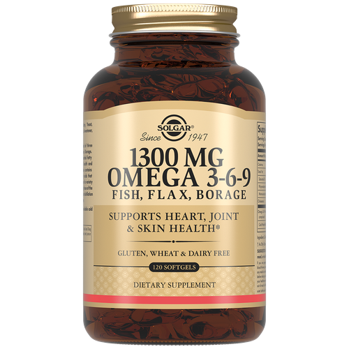  Solgar Omega 3-6-9 Fish, Flax, Borage ., 1300 , 760 , 120 .   -     , -  