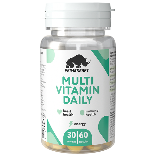  PrimeKraft MultiVitamin Daily ., 100 , 60 .   -     , -  