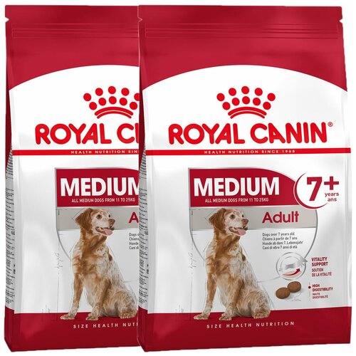  ROYAL CANIN MEDIUM ADULT 7+       7  (4 + 4 )   -     , -  