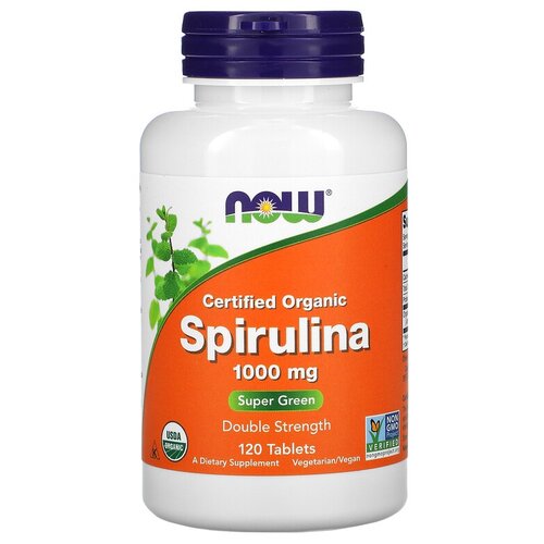   NOW Sertified organic Spirulina, 180 , 1000 , 120 .   -     , -  