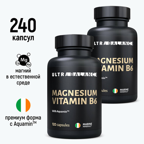   6, 240 , Ultrabalance Magnesium Vitamin B6 Premium   -     , -  