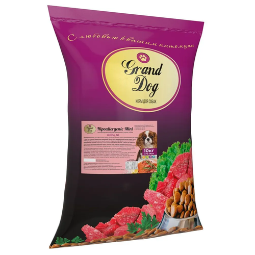    Grand Dog Hypoallergenic MINI Salmon and rice  c         10    -     , -  